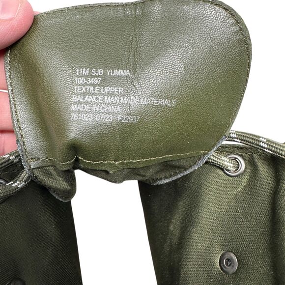 Vionic Green Vegan Leather Lace-Up Ankle Combat Boots – Size 11 - Picture 6 of 6